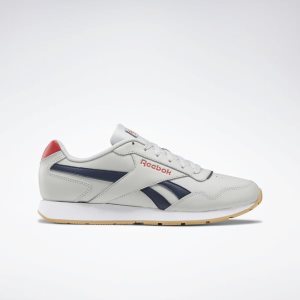 Reebok Royal Glide Turnschuhe Herren - Grau/Navy/Rot/Weiß - DE 193-TUD